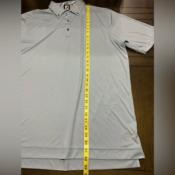 FootJoy Mens XL Light Blue Short Sleeve Polo - Picture 7 of 7